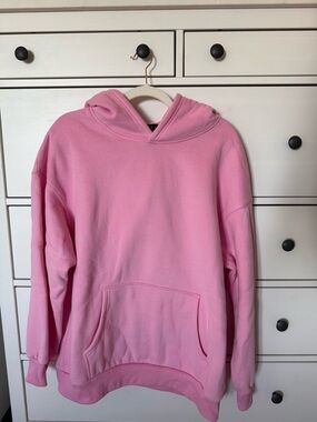 Soft Pink Hooded Sweatshirt